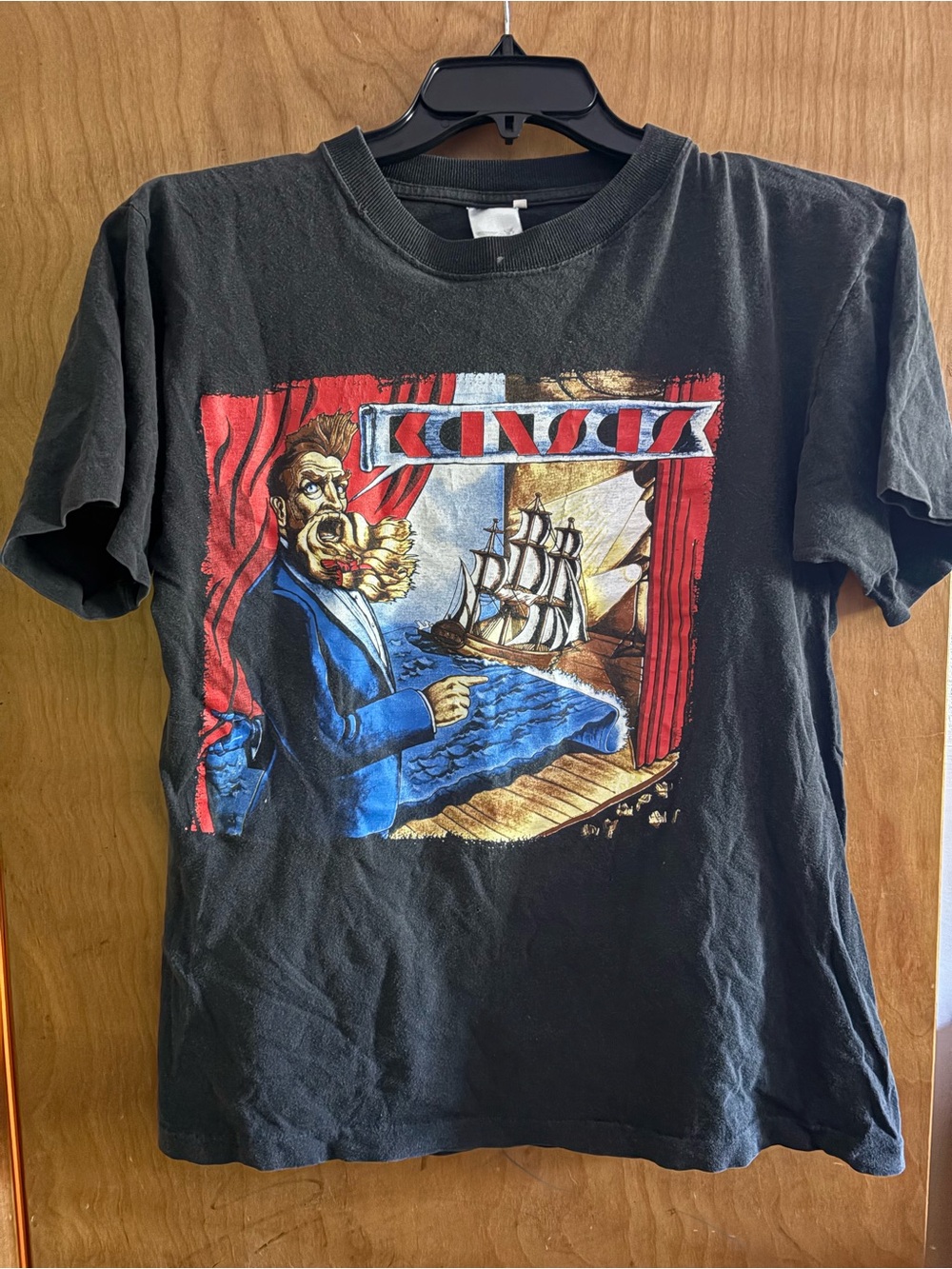 Vintage 90s single stitch Kansas tour tshirt